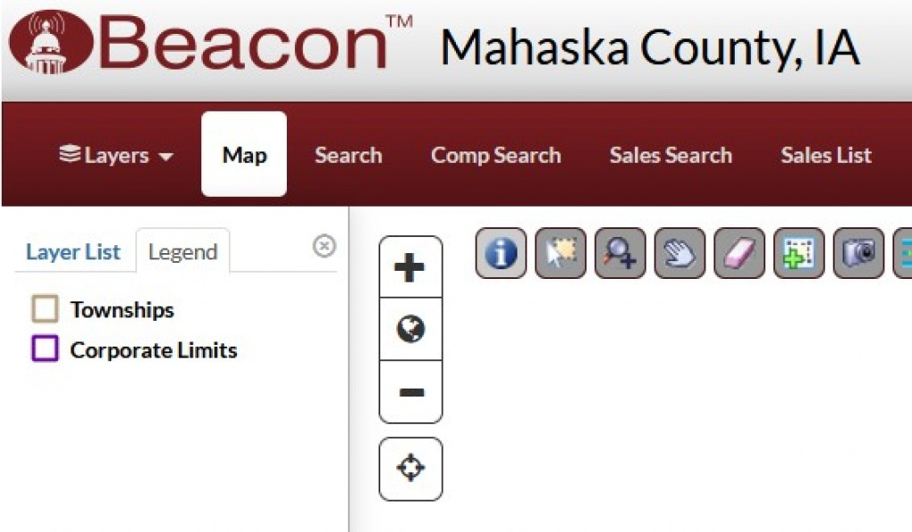 Beacon Maps & Records - Mahaska County, Iowa 